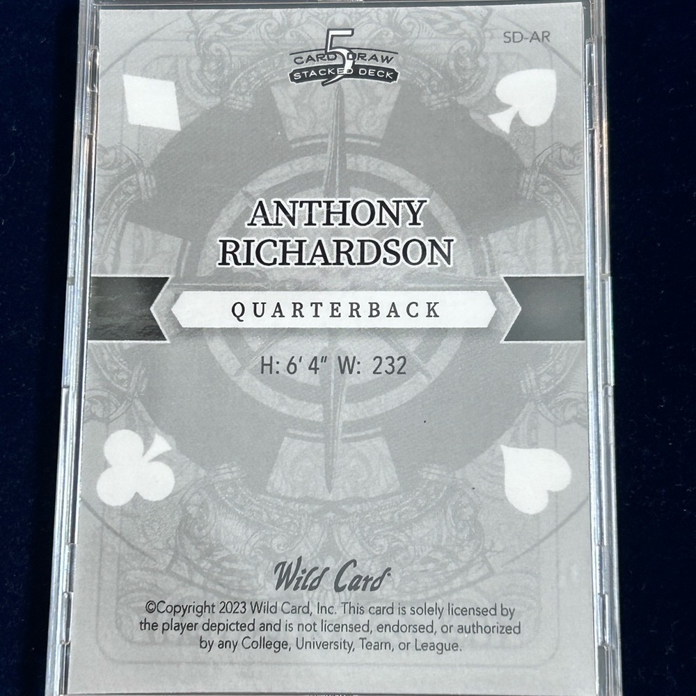 Anthony Richardson Rookie Card - Picture 2 of 3